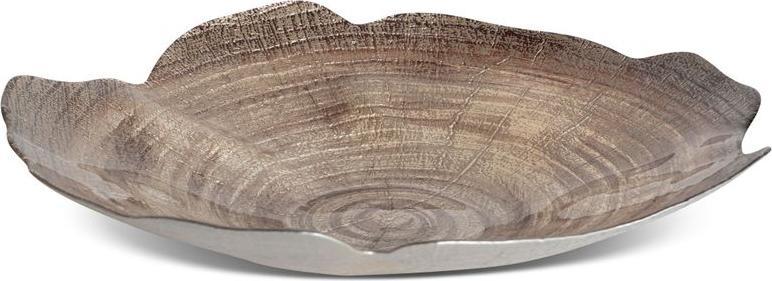 Eurofirany SZKLANA MISA DEKORACYJNA PARI (04) 43X41X8 CM BRĄZOWY