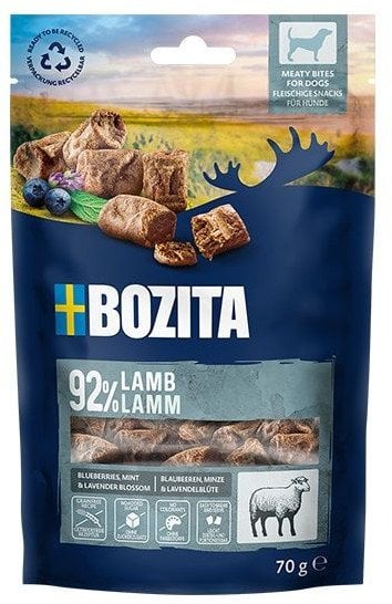 BOZITA Meaty Bites jagnięcina przysmak pies 70g