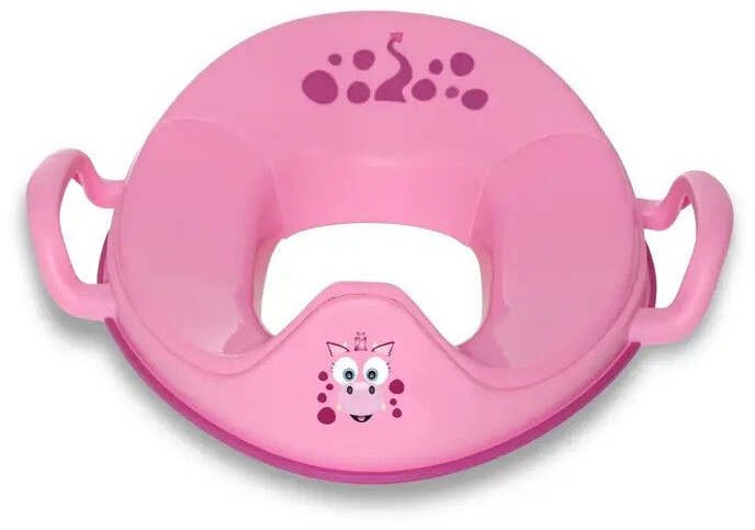 Deska sedesowa Siedzisko toalety Drakonas, różowe