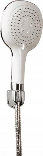 Zestaw prysznicowy Laveo NLL_60AD ZEST. LUCAS NATRYSK. PUNKTOWY BIAŁY CHROM // N.00.LUCAS-PUNKT