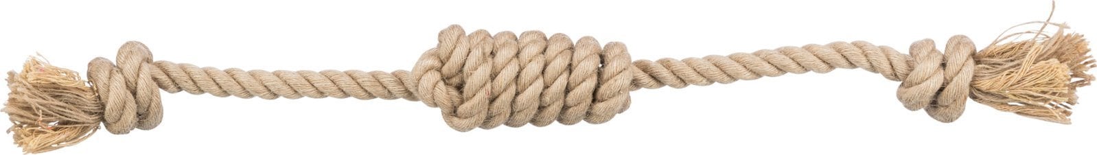 Trixie Sznur z węzłami, dla psa, konopie/bawełna, 48 cm