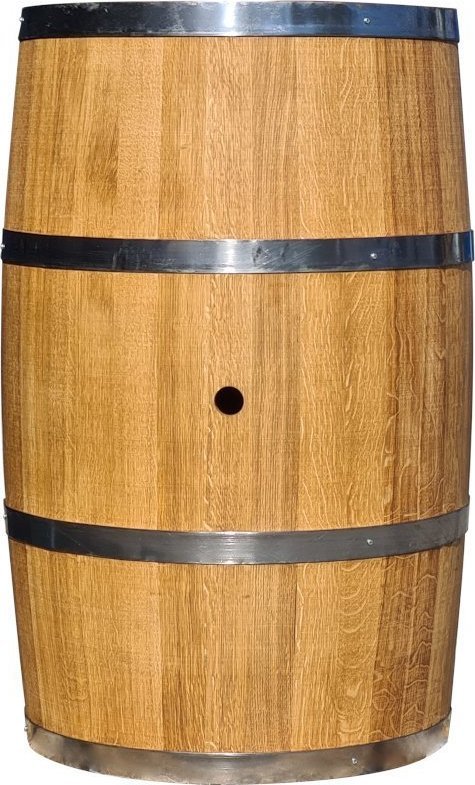 Beczka dębowa 225l z dębu Quercus robur + stojak