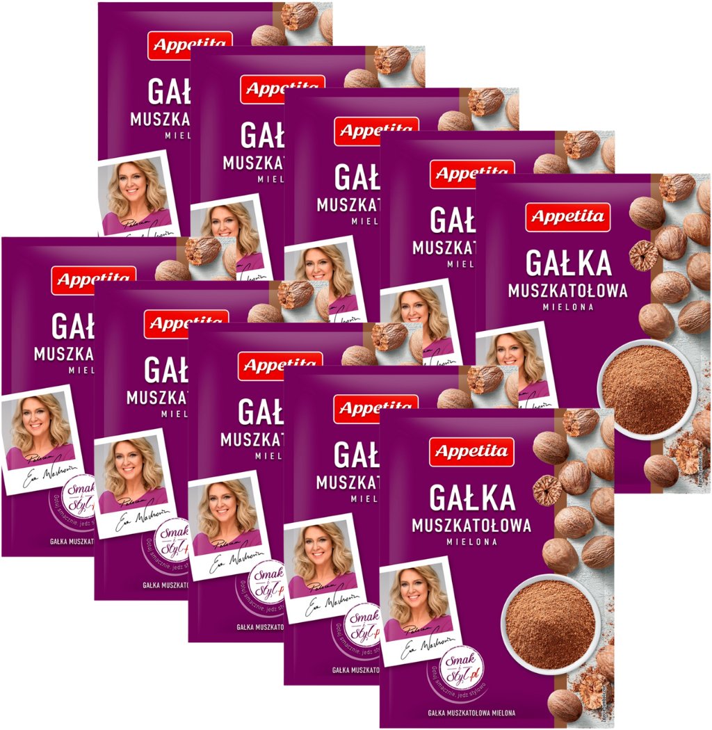 Appetita Gałka muszkatołowa mielona 8 g x 10 sztuk