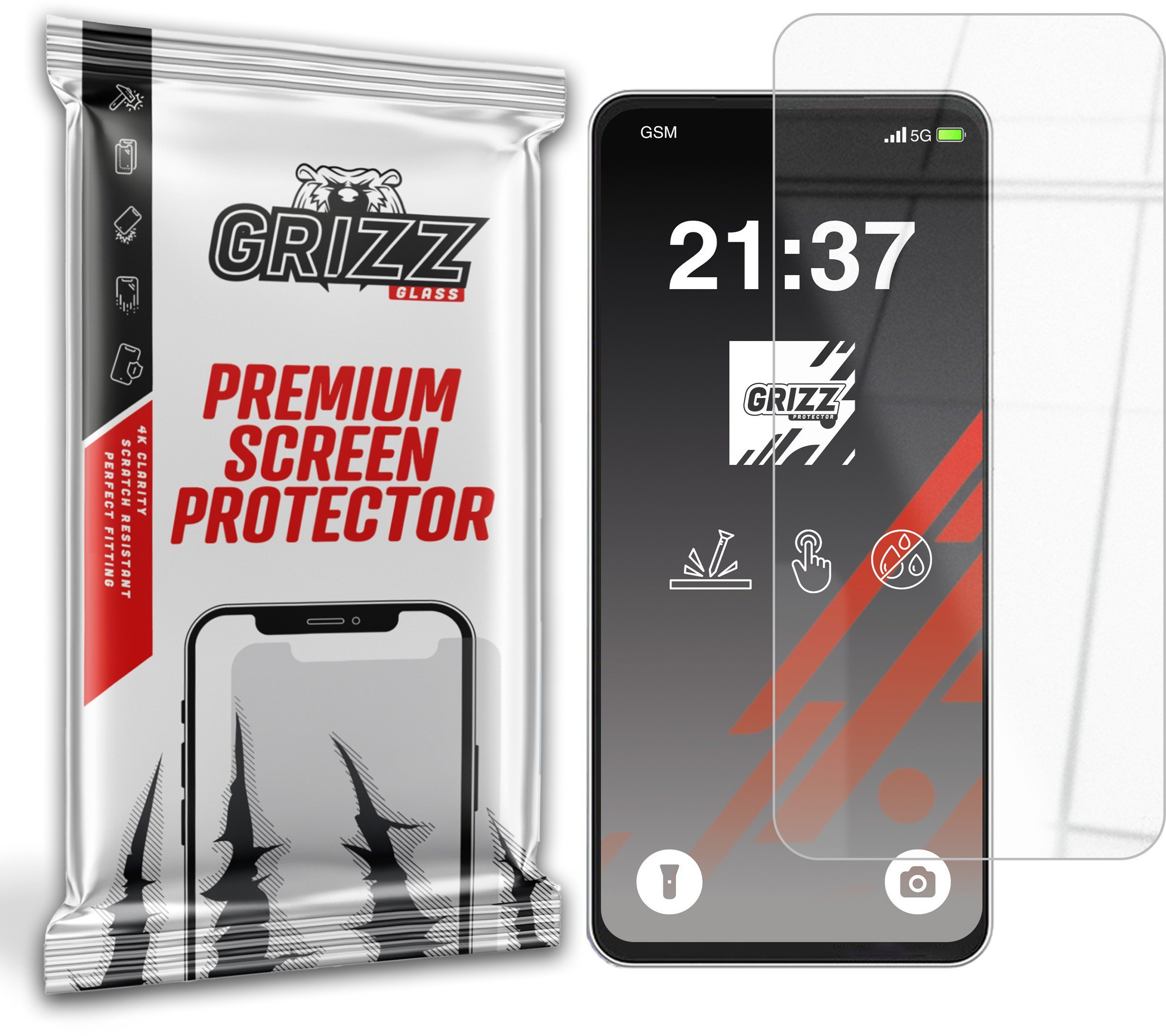 GrizzGlass Szkło hybrydowe HybridGlass do Samsung Galaxy F06 5G