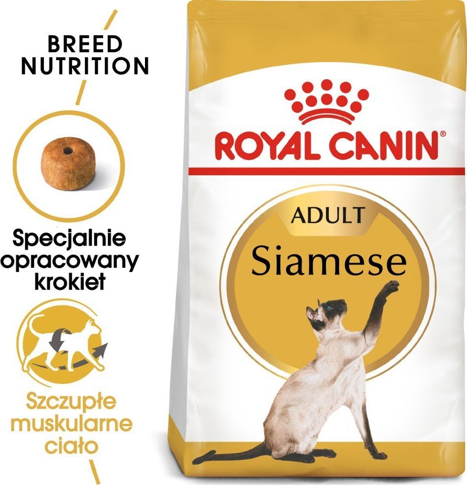 Royal Canin Siamese Adult 2kg + gratis