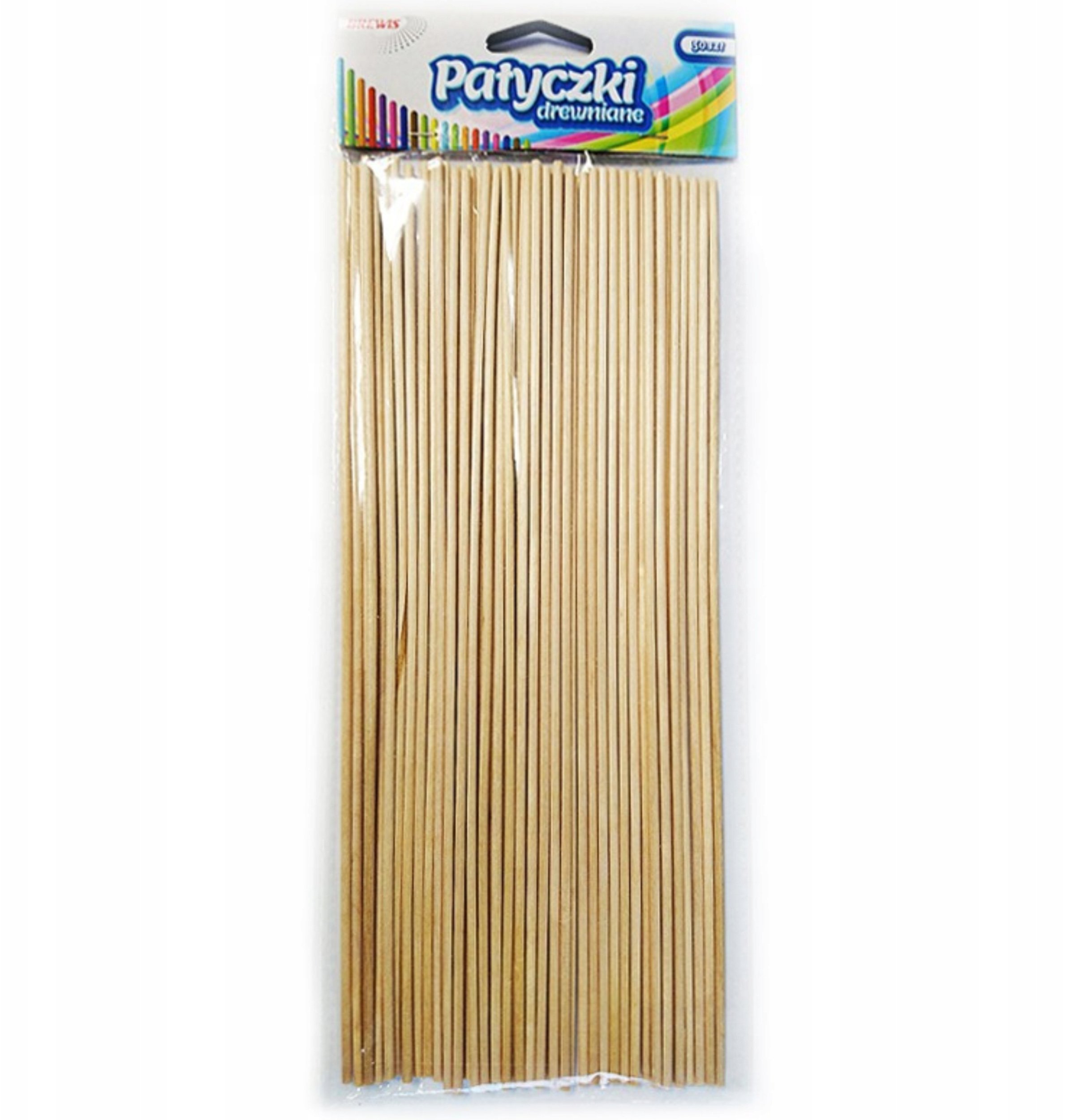 Patyczki kreatywne okrągłe 3mmx25cm 50szt