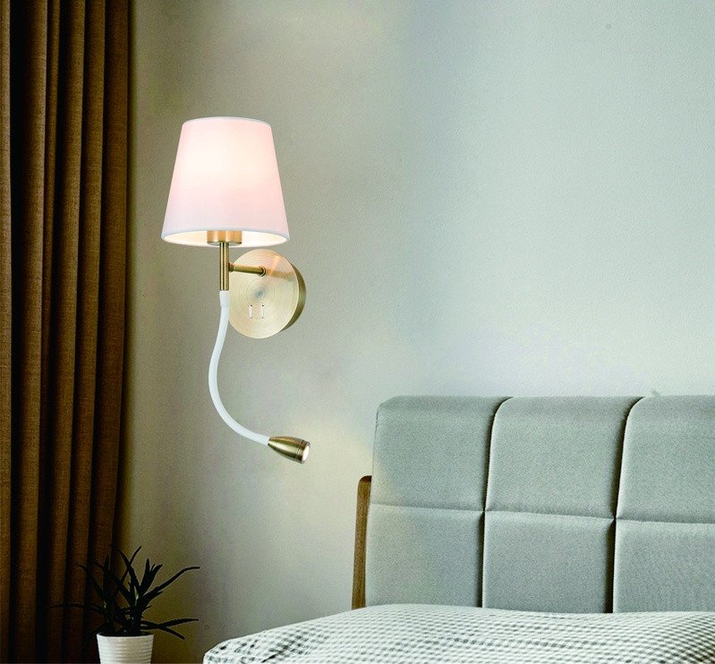 WALL LAMP RAMZI 18237-AB 60W E27 3W LED