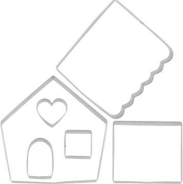 Birkmann Foremki do pierniczków 6 szt. DOMEK Z PIERNIKA / Birkmann