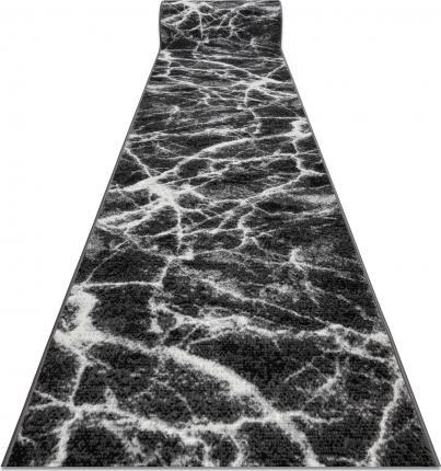 Dywany Łuszczów CHODNIK BCF MORAD Marmur antracyt / czarny 70 cm, 70x470 cm