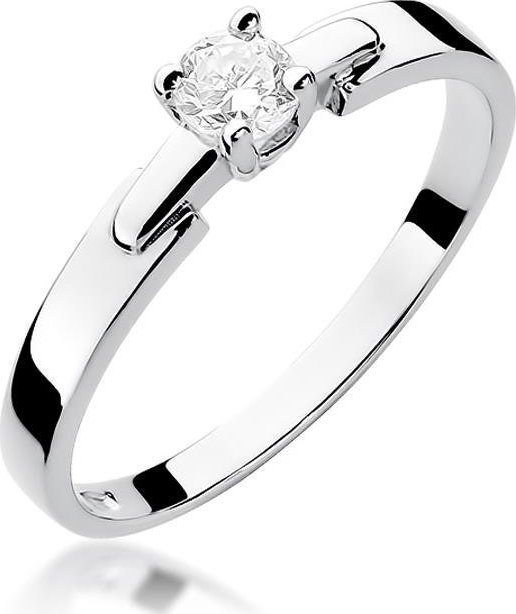 Best Diamonds złoty pierścionek z brylantem 0.20ct 23