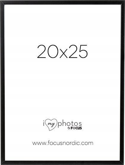 Ramka Focus Focus Rock Black 20x25