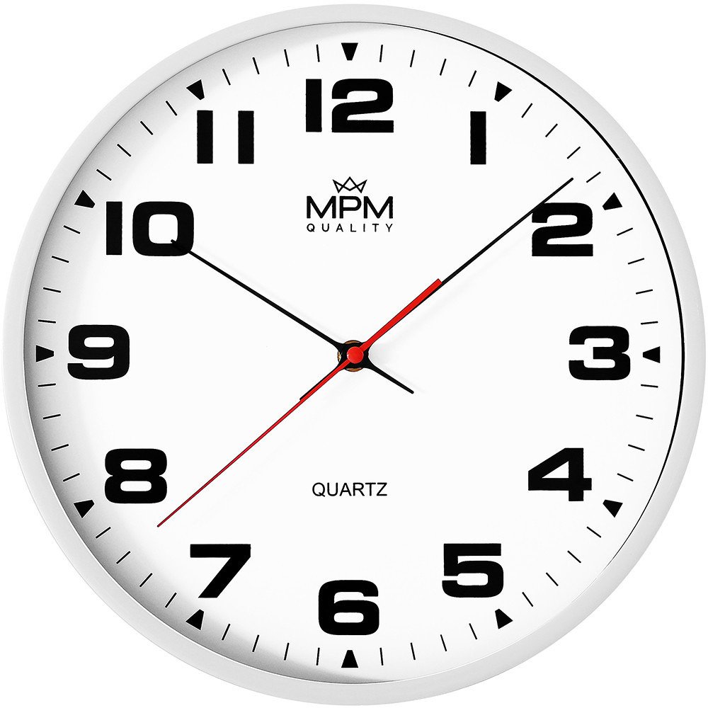 Zegar ścienny MPM E01.4463.0000 30,5 cm czytelny cichy .