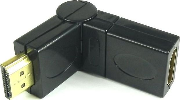 Adapter AV Qoltec HDMI - HDMI czarny (50516)