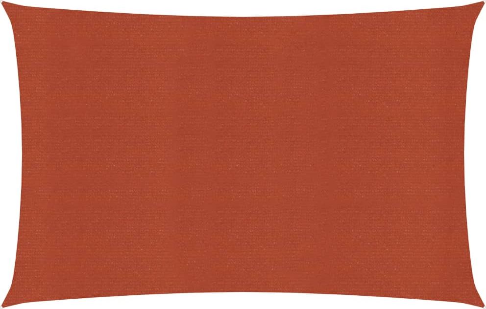 vidaXL Żagiel przeciwsłoneczny, 160 g/m, terakotowy, 2x4 m, HDPE