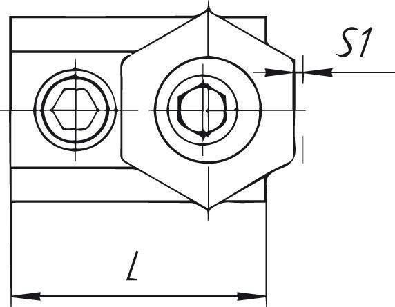 Mitee-Bite Docisk mimosrodowy do stolu maszyn. z nakretka teowa 14