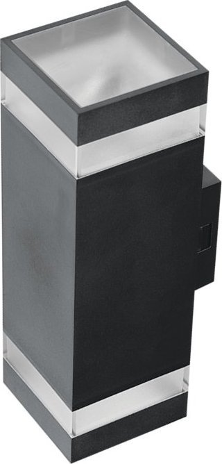 Kinkiet Azzardo Lampa naścienna kinkiet Jason AZ5224 square podłużny szary