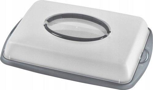 Dajar Pojemnik plastikowy prostokątny szary 43 x 31 cm