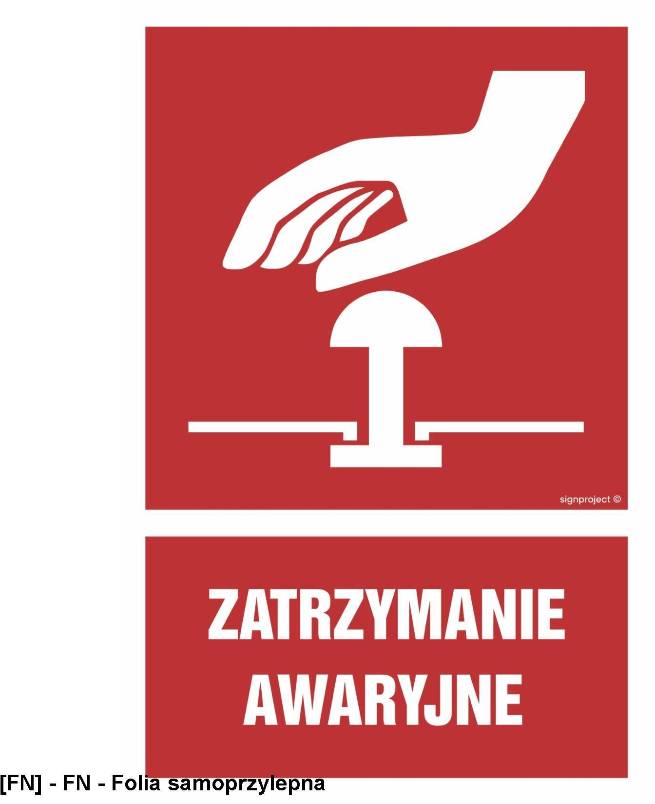 TD Systems GI012 - Zatrzymanie awaryjne 300x450