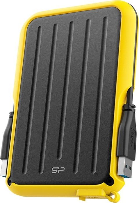 Dysk zewnętrzny HDD Silicon Power Armor A66 1TB Czarno-żółty (SP010TBPHD66SS3Y)