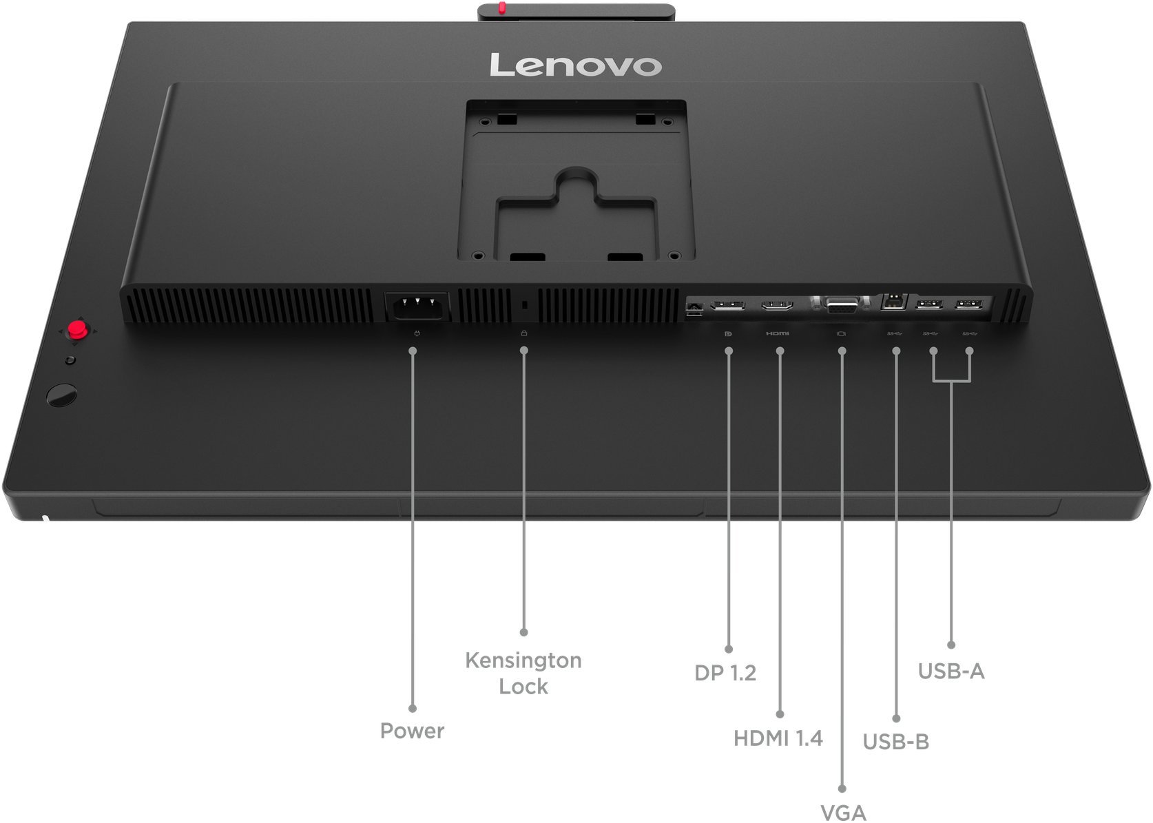 Monitor Lenovo ThinkVision T27QD-4v LED display 68,6 cm (27") 2560 x 1440 px Quad HD LCD czarny