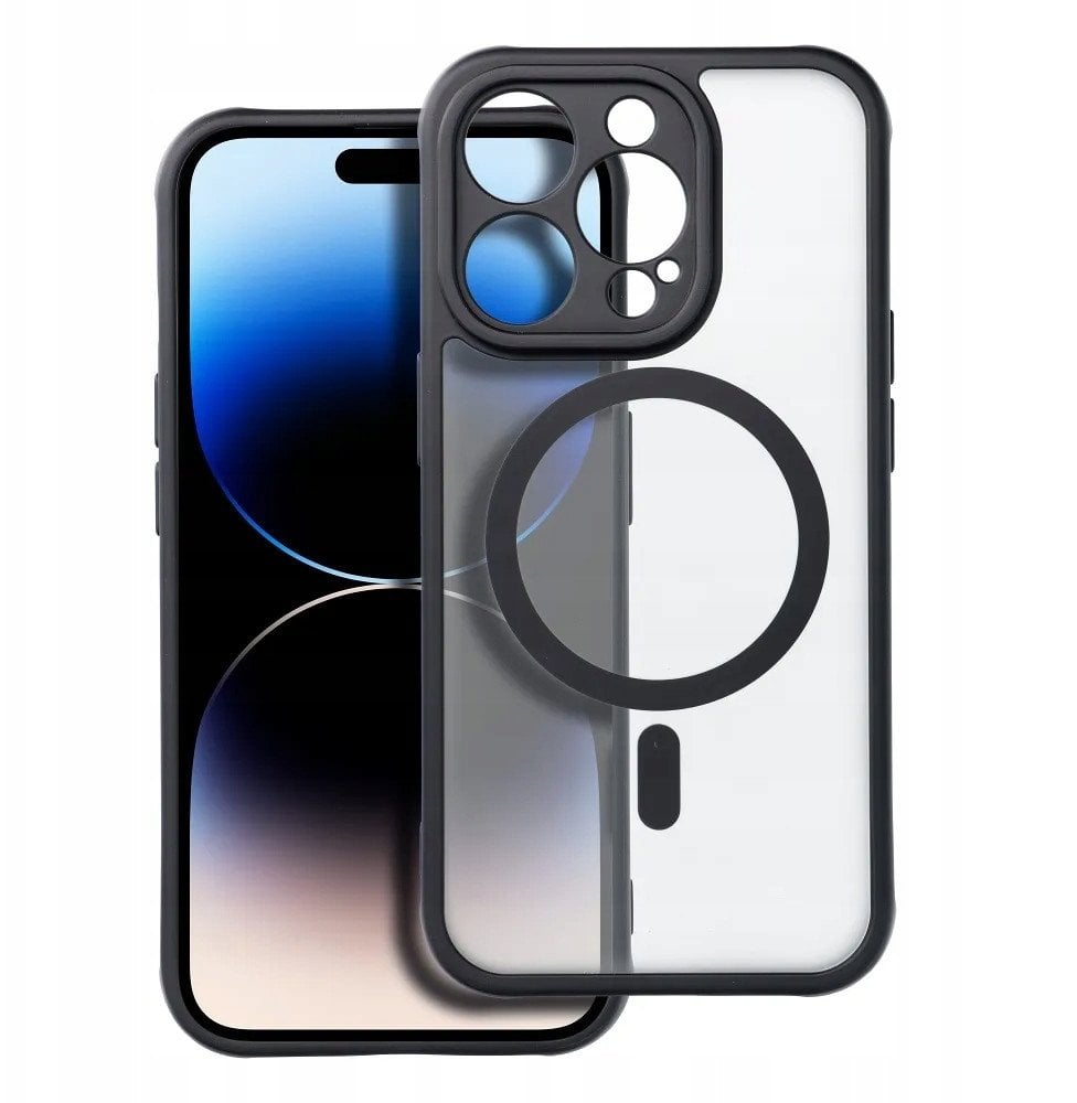 Futerał FULL MATTE MAG COVER kompatybilny z MagSafe do IPHONE 17 Pro Max czarny