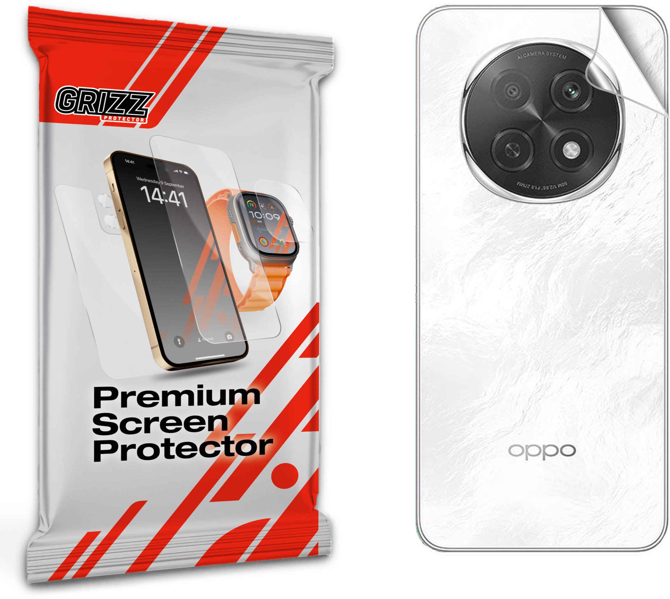 Folia na tył GrizzGlass SatinSkin do Oppo F29 Pro