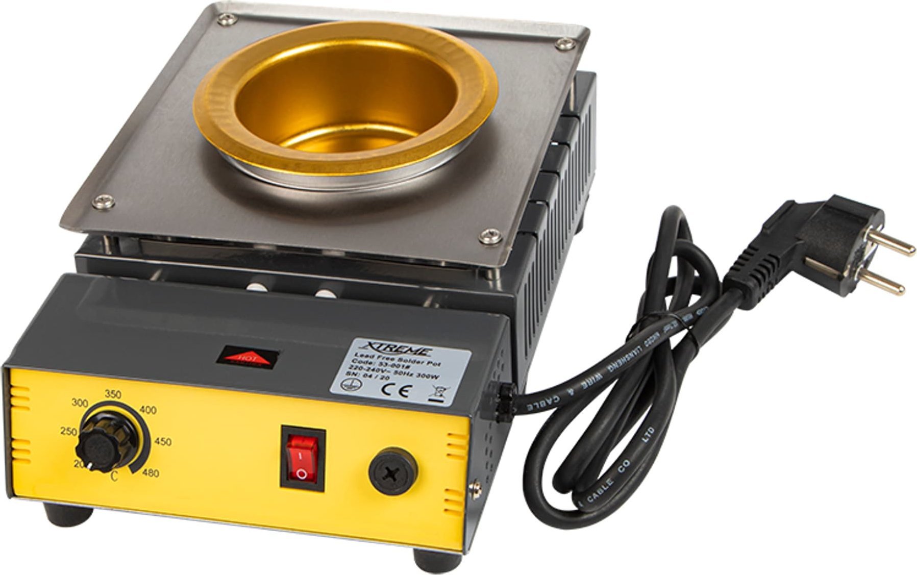 53-001# Tygiel lutowniczy 80mm 1350g 300w zd-8911b