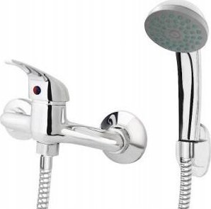 Bateria prysznicowa Deante Bateria prysznicowa ścienna z zestawem natryskowym Asti