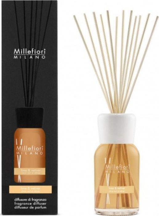Millefiori Millefiori Pałeczki zapachowe LIME & VETIVER, pojemność : 500ml
