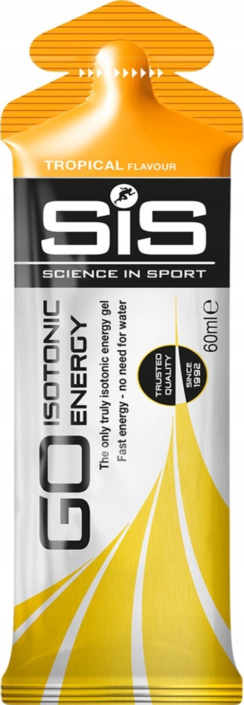 SIS SCIENCE IN SPORT SIS Go Isotonic Energy Gel 60ml ZEL ENERGETYCZNY Tropical