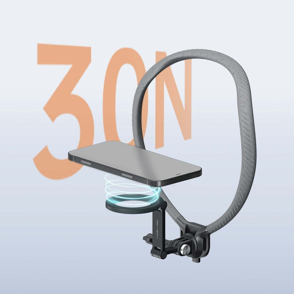 PGYTECH uchwyt do kamery akcji, smartfon Czarny, Szary