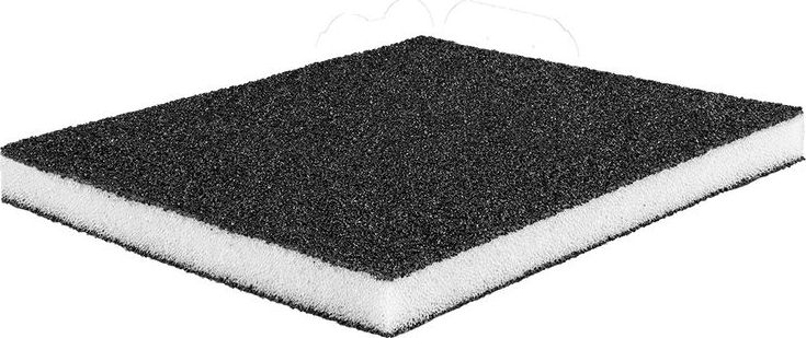 Graphite Gąbka ścierna (Gąbka ścierna 120 x 95 x 10 mm, K60)