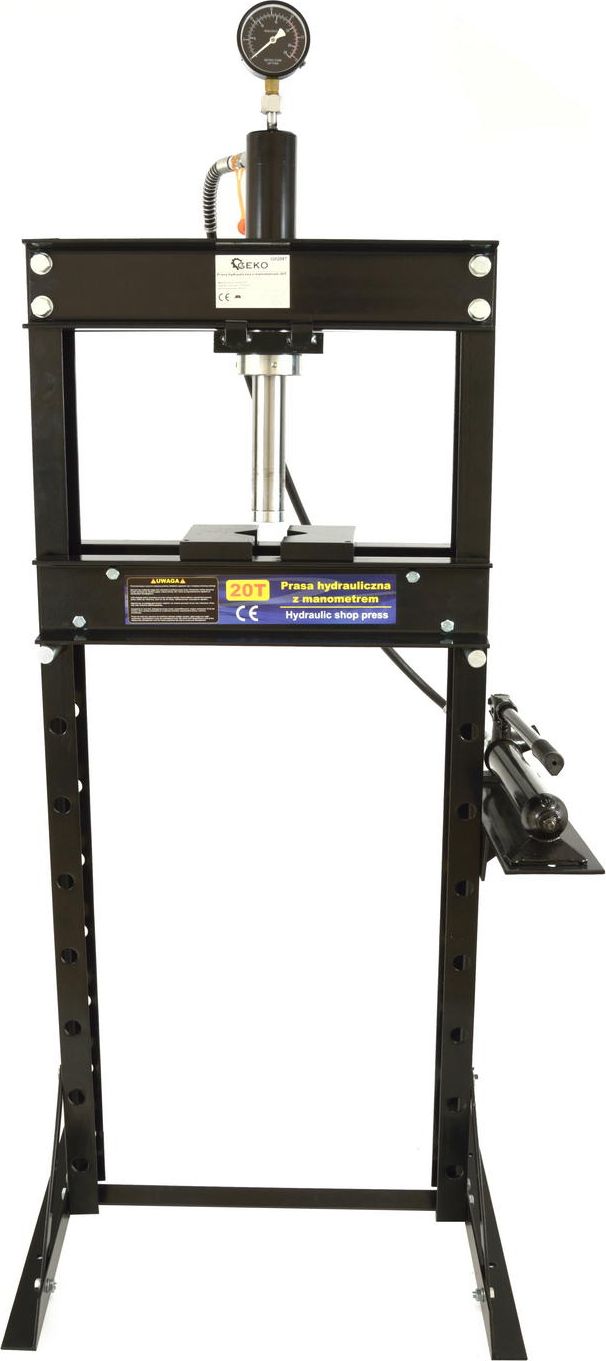 Geko PRASA HYDRAULICZNA Z MANOM. 20T G02087 - G02087