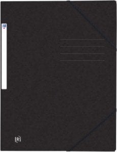 Oxford Oxford 400116306, Envelope folder, A4, Cardboard, Black, 200 sheets, 390 g/m²
