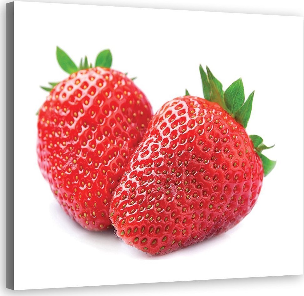 Feeby Obraz na płótnie, Owoce truskawki - 60x60