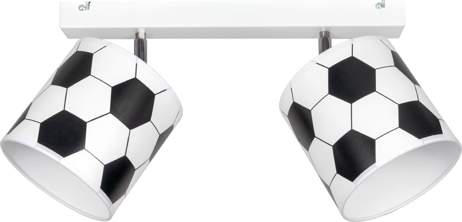 Solar Lampa wisząca regulowana do pokoju chłopca duże piłki