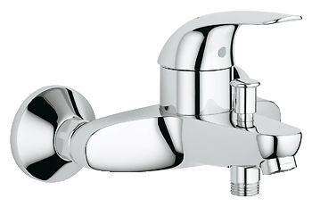 Bateria wannowa Grohe EuroEco ścienne chrom (32743000)