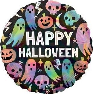 Balon foliowy Pastel Halloween Holographic 43cm