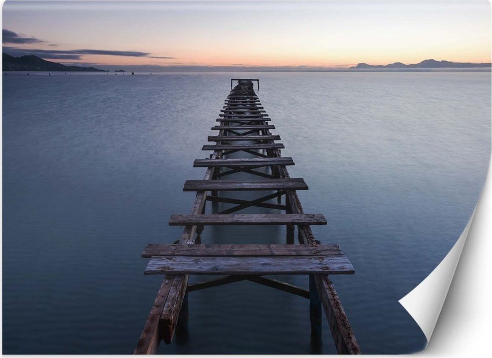 Feeby Fototapeta, Jezioro z pomostem - 400x280