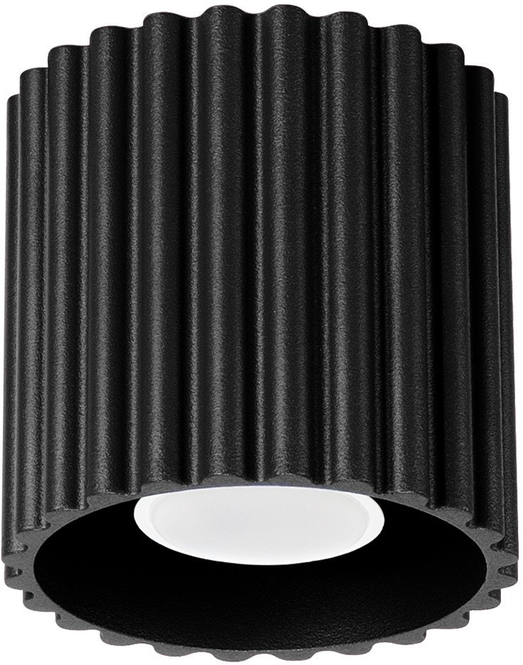 Plafon Aura 1 Czarny Gu10 Gu10 10W Sollux Lighting