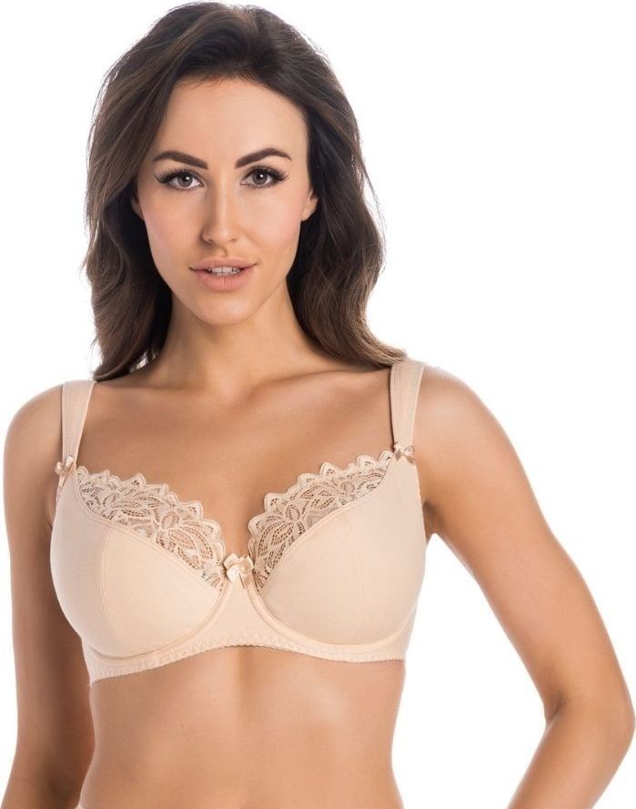 Teyli Biustonosz półusztywniany Eco Exclusive beżowy Beżowy 75B