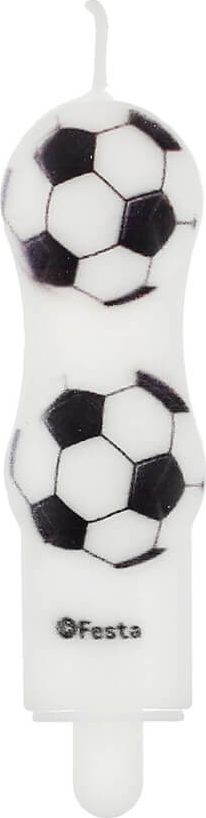 GoDan Świeczka urodzinowa Dwukropek Piłkarski - cm - 1 szt. uniwersalny