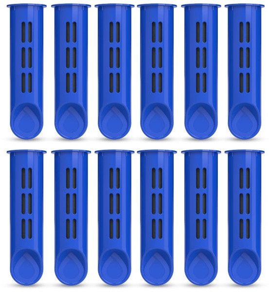 ZESTAW 12 Filtrów do Butelki Filtrującej Dafi SOFT i SOLID Szafirowy