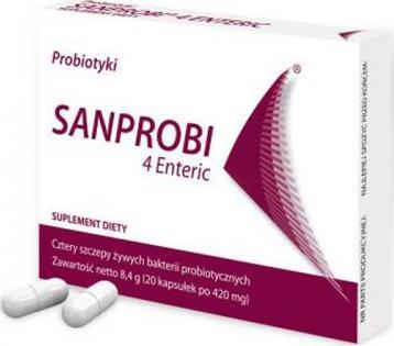 Sanprobi SANPROBI 4 ENTERIC PROBIOTYK 20 KAPS