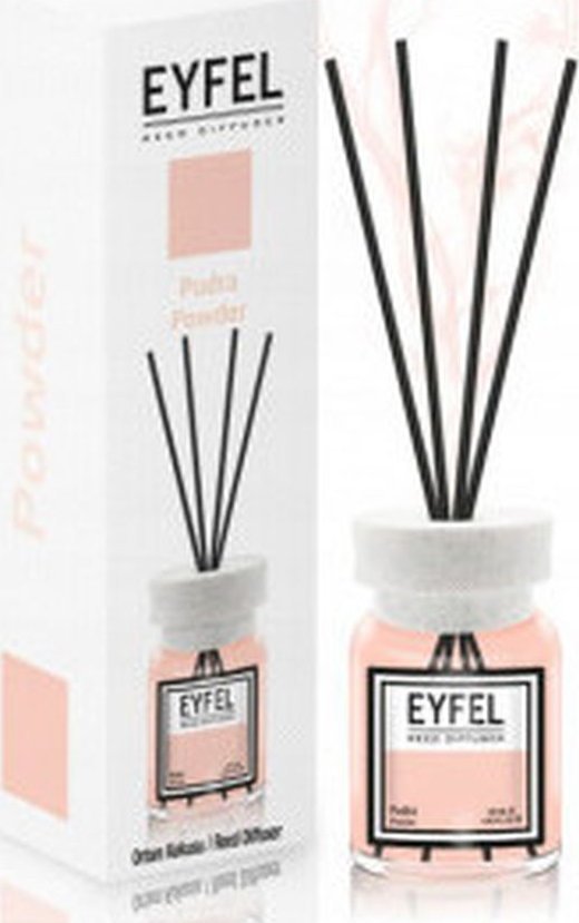 Eyfel Dyfuzor zapachowy z patyczkami Puder 120ml