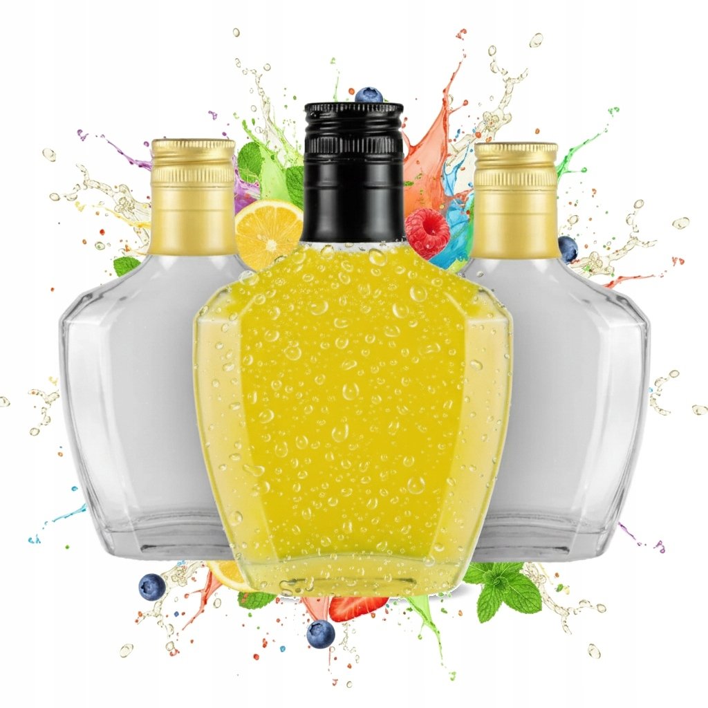 50X Butelki szklana PASJO 200ML na WÓDKĘ BIMBER SZKLENE BUTELKI