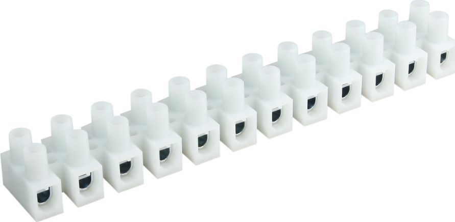 Degson Listwa zaciskowa 4mm2 kostka elektryczna 12-torowa z osłoną kabla VDE/UL DGN 3640