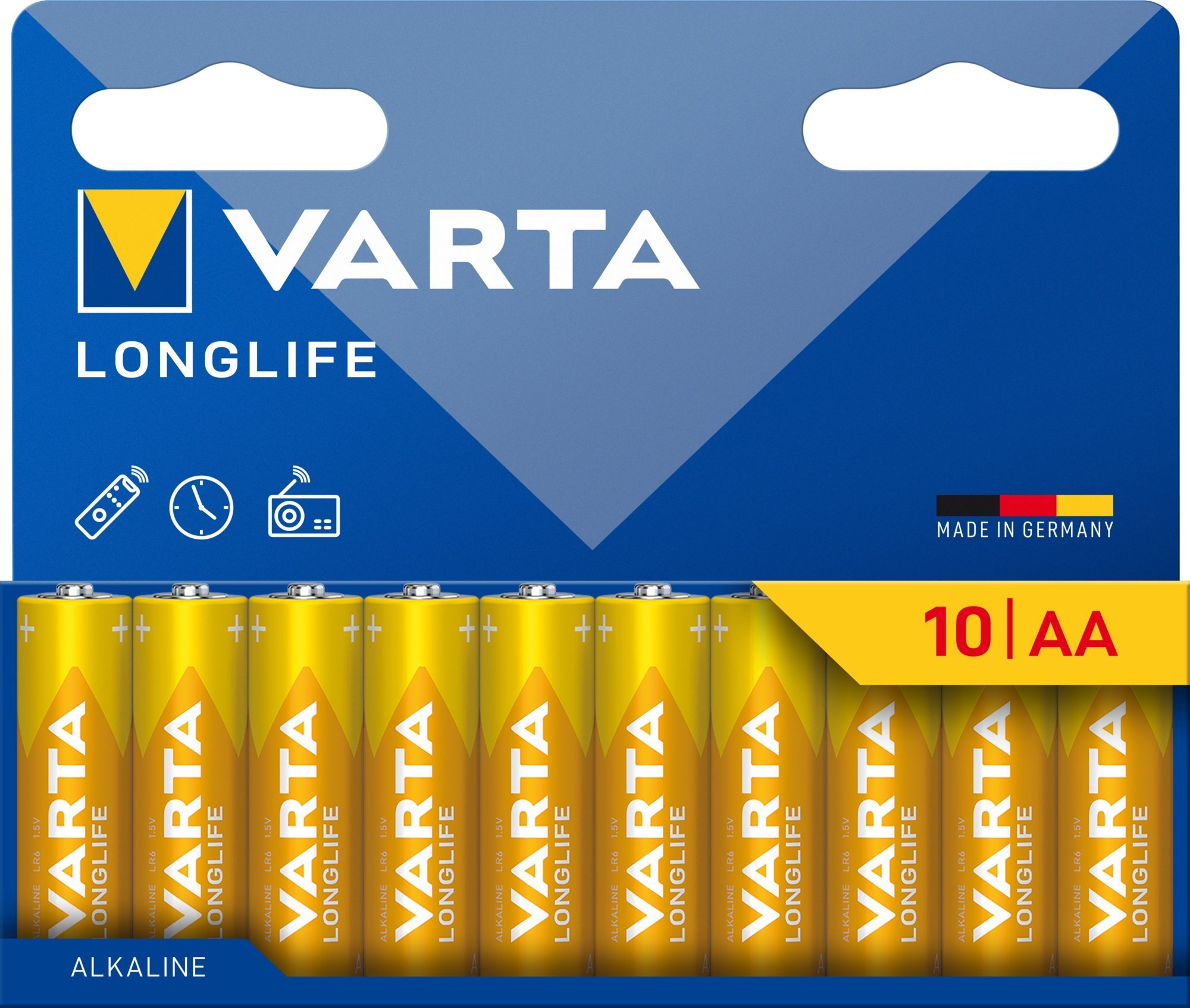 Varta Bateria LONGLIFE AA NOWA 10St.