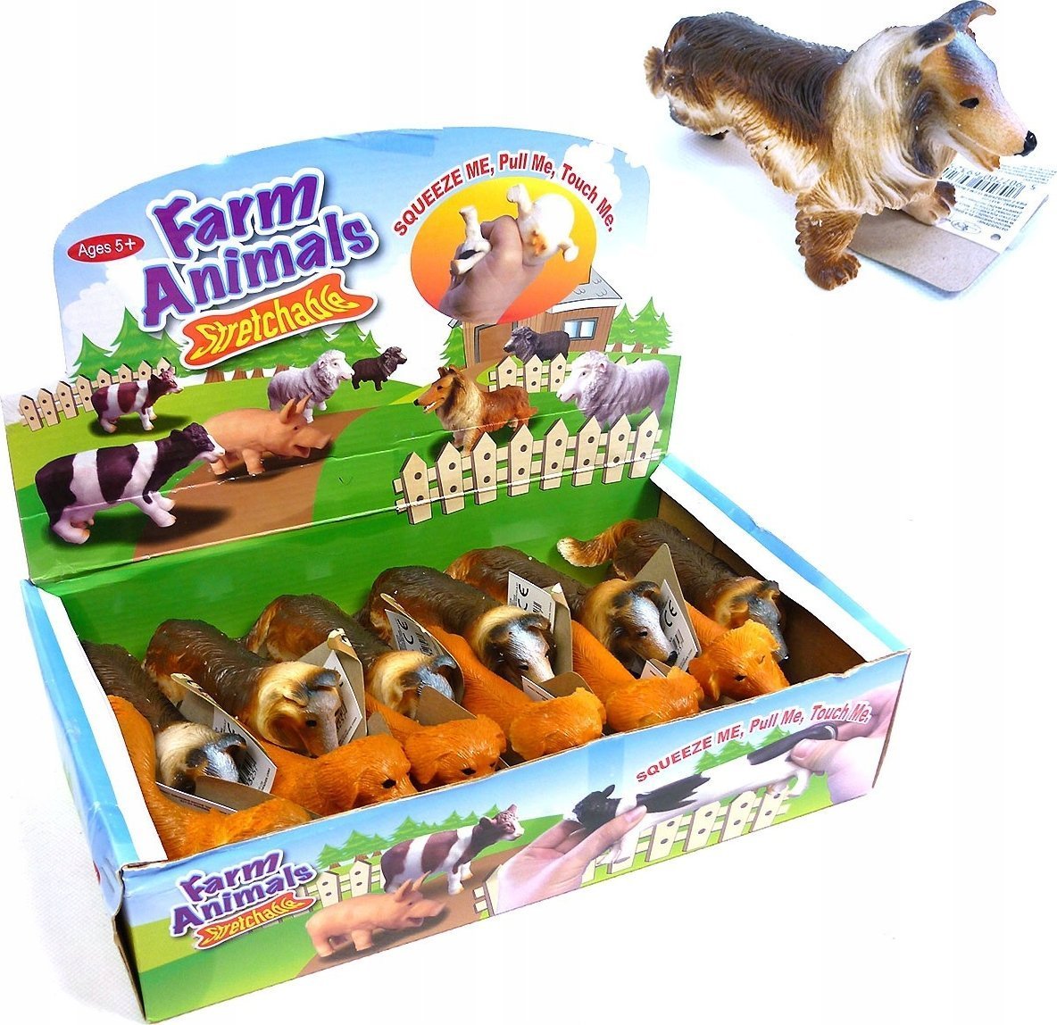 Hipo Pies z groszkiem 15cm 2 rodzaje / gniotek mix p12