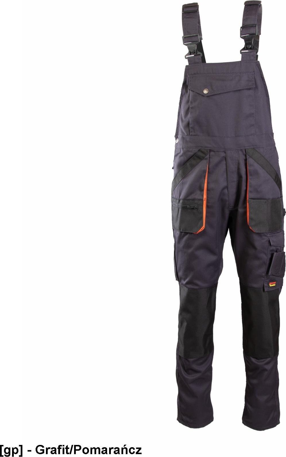 Polstar APOG - BRIXTON PRACTICAL SPODNIE OGRODNICZKI, POLIESTER/BAWEŁNA (65% /35%), 260G/M2, - stalowy 28